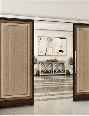 Holzschiebetür Slim-Line - Holz-Mix  Model 4041