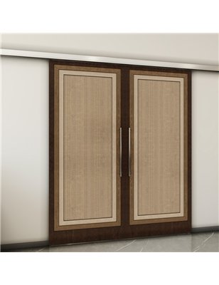 Holzschiebetür Slim-Line - Holz-Mix  Model 4041-2