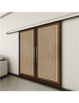 Holzschiebetür Slim-Line - Holz-Mix  Model 4041-3