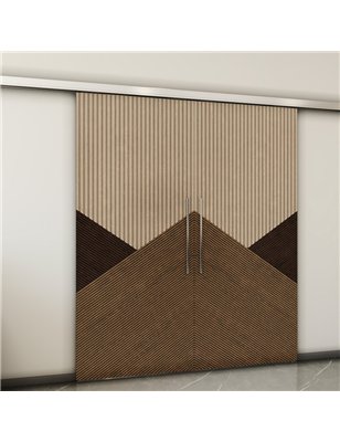 Holzschiebetür Slim-Line - Holz-Mix  Model 4044-2