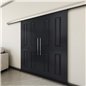 Holzschiebetür Slim-Line - Schwarz Model 4022 Holzschiebetür Slim-Line - Schwarz Model 4022