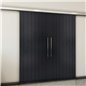Holzschiebetür Slim-Line - Schwarz Model 4039 Holzschiebetür Slim-Line - Schwarz Model 4039