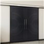Holzschiebetür Slim-Line - Schwarz Model 4051 Holzschiebetür Slim-Line - Schwarz Model 4051