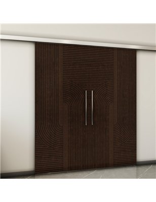 Holzschiebetür Slim-Line - Wenge  Model 4040-2