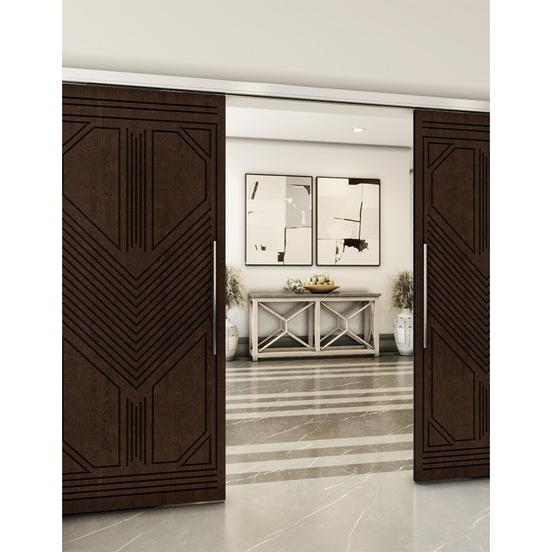 Holzschiebetür Slim-Line - Wenge Model 4048 Holzschiebetür Slim-Line - Wenge Model 4048