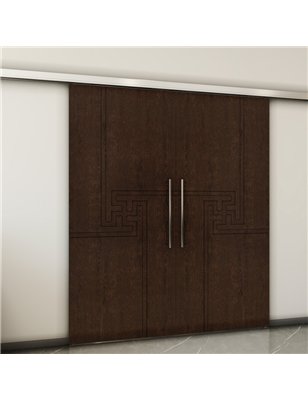 Holzschiebetür Slim-Line - Wenge  Model 4071-2