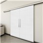 Holzschiebetür Slim-Line - Weiss 3D Model 4002 Holzschiebetür Slim-Line - Weiss 3D Model 4002