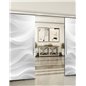 Holzschiebetür Slim-Line - Weiss 3D Model 4013 Holzschiebetür Slim-Line - Weiss 3D Model 4013