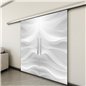 Holzschiebetür Slim-Line - Weiss 3D Model 4013 Holzschiebetür Slim-Line - Weiss 3D Model 4013