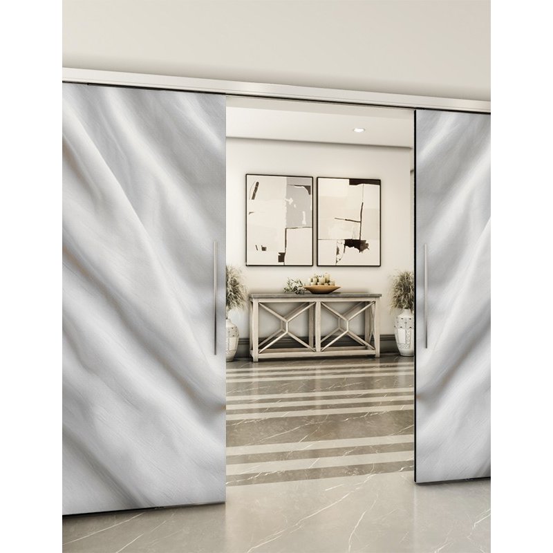 Holzschiebetür Slim-Line - Weiss 3D Model 4027 Holzschiebetür Slim-Line - Weiss 3D Model 4027