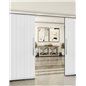 Holzschiebetür Slim-Line - Weiss 3D Model 4041 Holzschiebetür Slim-Line - Weiss 3D Model 4041
