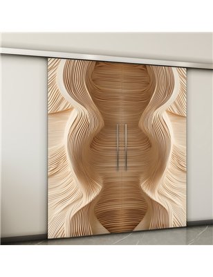 Holzschiebetür Slim-Line - Holzkunst  Model 4003-2