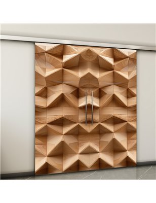 Holzschiebetür Slim-Line - Holzkunst  Model 4007-2