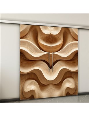 Holzschiebetür Slim-Line - Holzkunst  Model 4008-2