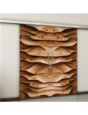 Holzschiebetür Slim-Line - Holzkunst  Model 4011-2