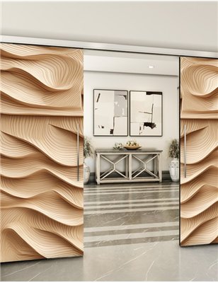 Holzschiebetür Slim-Line - Holzkunst  Model 4021
