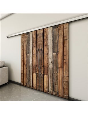 Holzschiebetür Slim-Line - Holzkunst  Model 4055-3