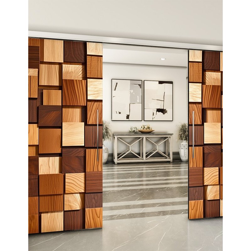 Holzschiebetür Slim-Line - Holzkunst Model 4061 Holzschiebetür Slim-Line - Holzkunst Model 4061
