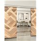 Holzschiebetür Slim-Line - Holzkunst Model 4063 Holzschiebetür Slim-Line - Holzkunst Model 4063