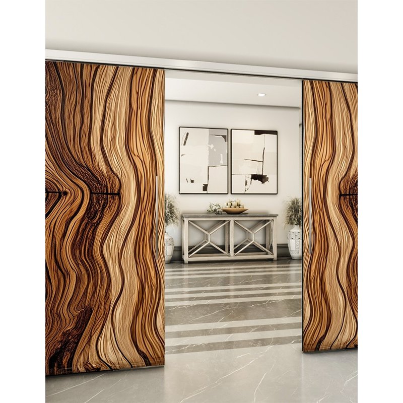 Holzschiebetür Slim-Line - Holzkunst Model 4092 Holzschiebetür Slim-Line - Holzkunst Model 4092