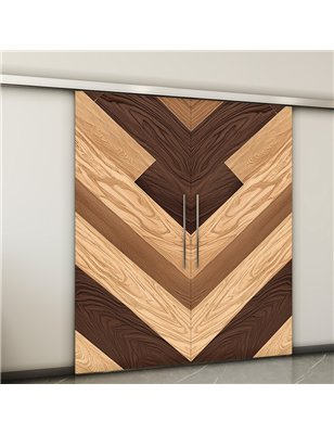 Holzschiebetür Slim-Line - Holzkunst  Model 4098-2
