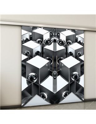 Holzschiebetür Slim-Line - Geometrie  Model 4015-2