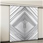 Holzschiebetür Slim-Line - Geometrie Model 4042 Holzschiebetür Slim-Line - Geometrie Model 4042