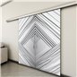 Holzschiebetür Slim-Line - Geometrie Model 4042 Holzschiebetür Slim-Line - Geometrie Model 4042
