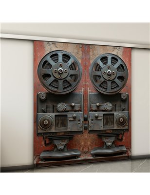Holzschiebetür Slim-Line - Vintage  Model 4020-2