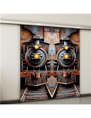 Holzschiebetür Slim-Line - Vintage  Model 4021-2