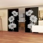 Glasschiebetür ECO-LINE Kamille Gelasert Auf Grauglas Glasschiebetür ECO-LINE Kamille Gelasert Auf Grauglas