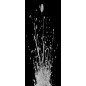 Glasschiebetür SLIM-LINE Splash Gelasert Auf Klarglas Glasschiebetür SLIM-LINE Splash Gelasert Auf Klarglas