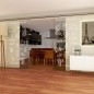 Glasschiebetür SLIM-LINE Coffee Shop Gelasert Auf Klarglas Glasschiebetür SLIM-LINE Coffee Shop Gelasert Auf Klarglas