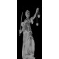 Glasschiebetür SLIM-LINE Justitia Gelasert Auf Grauglas Glasschiebetür SLIM-LINE Justitia Gelasert Auf Grauglas