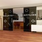Glasschiebetür SLIM-LINE Gamer Gelasert Auf Grauglas Glasschiebetür SLIM-LINE Gamer Gelasert Auf Grauglas