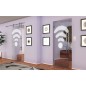 Glasschiebetür PIPE-LINE Kaffee - Wifi Gelasert Auf Klarglas Glasschiebetür PIPE-LINE Kaffee - Wifi Gelasert Auf Klarglas
