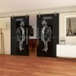Glasschiebetür PIPE-LINE Gents Gelasert Auf Grauglas Glasschiebetür PIPE-LINE Gents Gelasert Auf Grauglas
