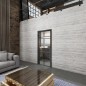 Ganzglastür Loft Schwarzlack 13 Auf Klarglas