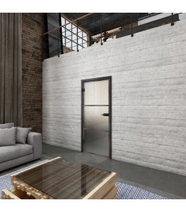 Ganzglastür Loft Rosteisen Genietet 03 Blickdicht