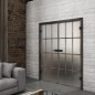 Ganzglastür Loft Rosteisen Genietet 10 Blickdicht Ganzglastür Loft Rosteisen Genietet 10 Blickdicht