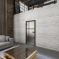 Ganzglastür Loft Schwarzlack 20 Blickdicht Ganzglastür Loft Schwarzlack 20 Blickdicht