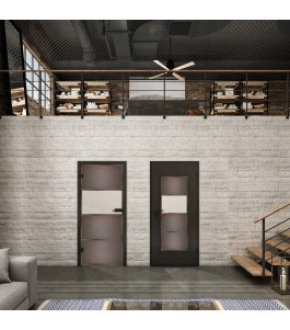 Ganzglastür Loft Rosteisen Genietet 26 Blickdicht