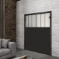 Ganzglastür Loft Schwarzlack 29 Blickdicht Ganzglastür Loft Schwarzlack 29 Blickdicht