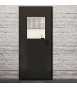 Lichtausschnitt Loft Schwarzlack 22 Auf Klarglas