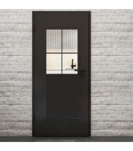 Lichtausschnitt Loft Schwarzlack 24 Auf Klarglas