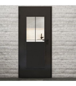 Lichtausschnitt Loft Schwarzlack 26 Auf Klarglas