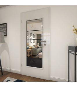 Lichtausschnitt Loft Schwarzlack 31 Auf Klarglas