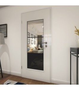 Lichtausschnitt Loft Schwarzlack 33 Auf Klarglas