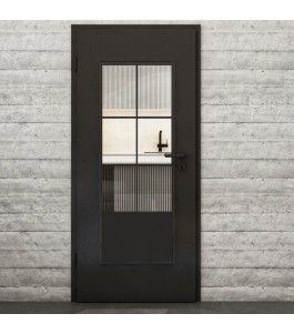 Lichtausschnitt Loft Schwarzlack 35 Auf Klarglas