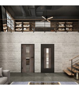 Lichtausschnitt Loft Rosteisen Genietet 36 Auf Klarglas
